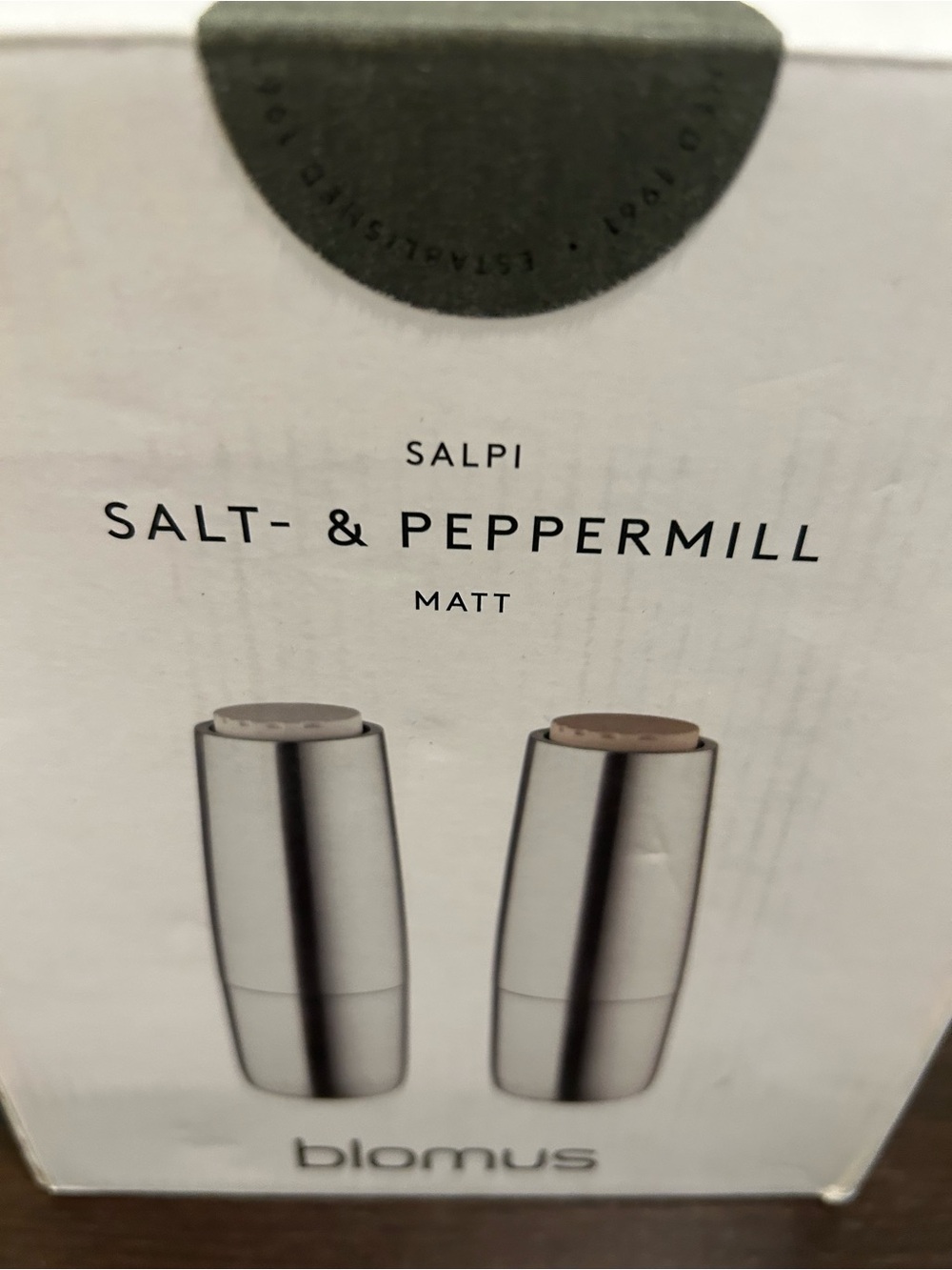 Salpi Matt Salt & Pepper Mill Set - Stainless Steel By Blomus